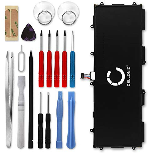 CELLONIC, Batteria per Tablet Compatibile con Samsung GT-P5110 Galaxy Tab 2 10.1, GT-P5100 2 (3.7V, 7000mAh) + Set di Attrezzi