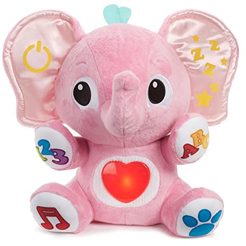 Little Tikes My Buddy Lalaphant Plush Toy - Grows with Baby 6 to 24 Months - Fun Textures, Cuddles, and Tickles - Teaches Alphabet, Counting, and More - Over 200 Songs, Sounds, and Phrases