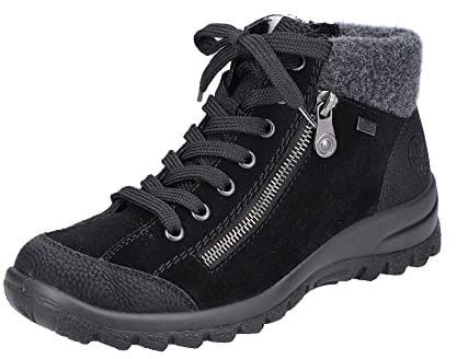 Rieker Women's L7132 Ankle Boots, Black (Schwarz/Schwarz/Anthrazit 01), 3.5 UK