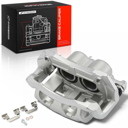 A-Premium Disc Brake Caliper Assembly with Bracket Compatible with Select Acura and Honda Models - CR-V 07-11, Accord Crosstour 10-11, Odyssey 05-10, RDX 07-12, Crosstour 12-15 - Front Left Driver