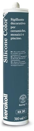 Kerakoll SILICONE COLOR KK30 sigillante decorativo piastrelle ceramiche mosaici e piscine 310 ML