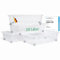 Novaliv 4x Unterbettkommode ohne Deckel 28L Aufbewahrungsbox transparente Nestbar stapelbare Rollkiste BPA-frei 59x39x16 cm