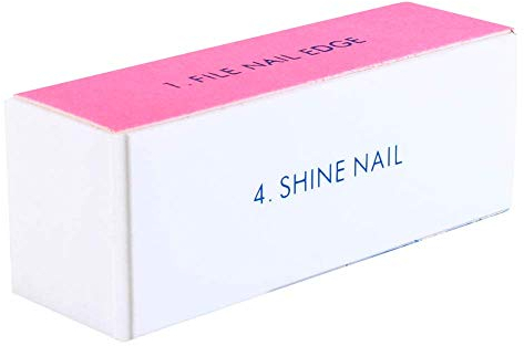 Heaveant Nail Art Shiner Buffer, 1 Stück Blockfeile Maniküre, Professionelle Salon-Manikürebehandlung, 4 Ways Block Sand Schleiffeile Maniküre