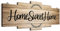 Jetec Schild mit Aufschrift Home Sweet Home, rustikale Holzdekoration, Bauernhaus-Schild, Wandbehang, Holzschild für Schlafzimmer, Wohnzimmer, Hochzeitsdekoration (Holzfarbe)