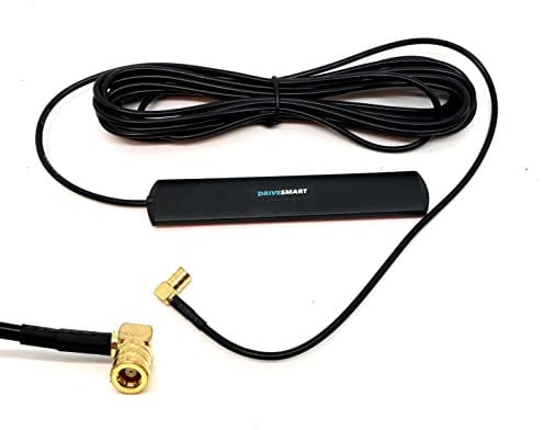 DriveSmart DAB Digital Car Radio Antenna Aerial SMB Adhesive Mount Patch Glass Mount Windscreen Dashboard Fits Pioneer Clarion Kenwood Alpine JVC Blaupunkt Pure Highway