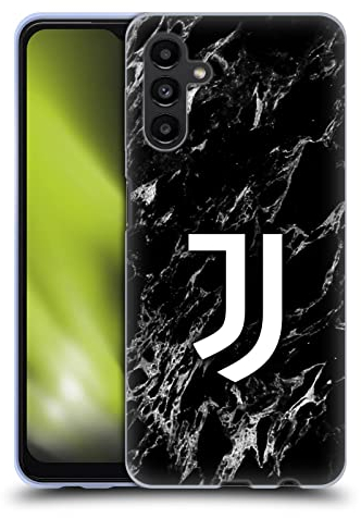Head Case Designs Offizielle Juventus Football Club Schwarz Marmor Soft Gel Handyhülle Hülle kompatibel mit Samsung Galaxy A13 5G (2021)