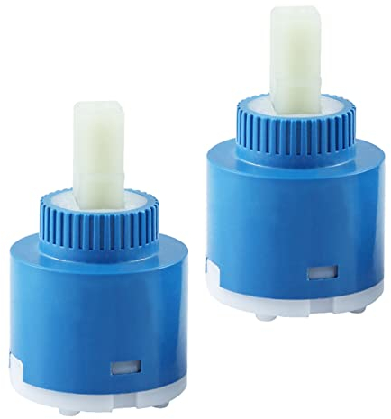 Cartucho de grifo de 35/40 mm, cartucho de repuesto, grifo de alta presión, sustituye a cartucho de cerámica para grifo de baño, lavabo, grifos, grifo, color azul