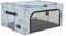 Periea ‘Beau’ Folding Collapsible Stackable Fabric Home Storage Boxes with Steel Frames (Green Botanical, Medium)