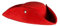 PARTY DISCOUNT NEU Dreispitz Flair aus Samt, rot, Kopfweite 57-58cm