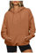 Pull Over Hoodie Sweat à Capuche Femme Oversize - Sweatshirt Femme