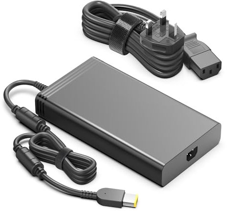 230W Laptop Charger for Lenovo ThinkPad P73 P53 P72 P52 P71 P51 P70 & IBM Legion, by TJ Inspirations 20V 11.5A Power Supply Adapter – USB Rectangle Tip, Compatible with ROG Gaming Devices