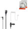 Hoornie Funkgerät Headset (2er-Pack) für die Motorola TLKR und TalkAbout Serie. TLKR-T60, TLKR-T61, TLKR-T62, TLKR-T72, TLKR-T80, TLKR-T81, T82 Extreme, TLKR T92 H2O inkl. 10 (x2) Ohrstöpsel