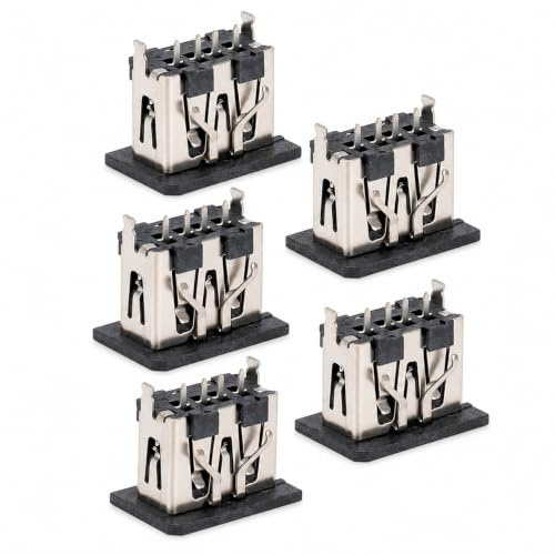 Sostituzione Connettore Porta USB Console 5 Pezzi, Porta di Ricarica USB 2.0 per Accessori Console PS5