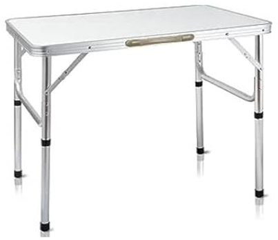 HSHa Klappbarer Multifunktionstisch Aluminium-Camping-Tisch Tragbarer Klapptisch, 75 x 55 x 60cm