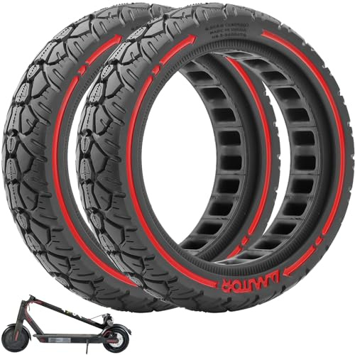 VOLOHAS 8,5×2,0(230×50) Vollgummireifen 8 2/1x2,0 Ersatzreifen 50/75-6,1 Reifen E Scooter Solide Reifen für Xiaomi Pro 2/M365/M365 Pro/1S/MI 3/3 Lite/Essential Elektroroller Ersatzreifen Vollreifen