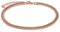 GD GOOD.designs Fußkettchen Panzer für Damen in Rosegold - Wasserfeste Fußkette verstellbar (22-27cm) I Rosegoldener Edelstahl Fußschmuck für Frauen