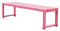 Banc Exterieur Jardin Bois et Metal Forte Capacité de Charge, Banc Jardin Exterieur Pas de Dossier, Résistant aux Intempéries, pour Balcon, Jardin, Bord de la Piscine(120MCM)