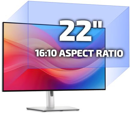 Fluflyer 22 Inch Anti Blue Light Screen Protector for Computer Monitor, Removable 16:10 Aspect Ratio, 22 Anti Blue Light Filter for PC Computer Screen, Easy on/off for Eye Protection