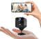 DJFNJH Mini Kamera, 4K Full HD Kamera, Akku-betrieben WiFi-Konnektivität 145°Weitwinkel Kamera Live Übertragung Handy APP mit Bluetooth,mit Bewegungserkennung für Startseite Büro Repository