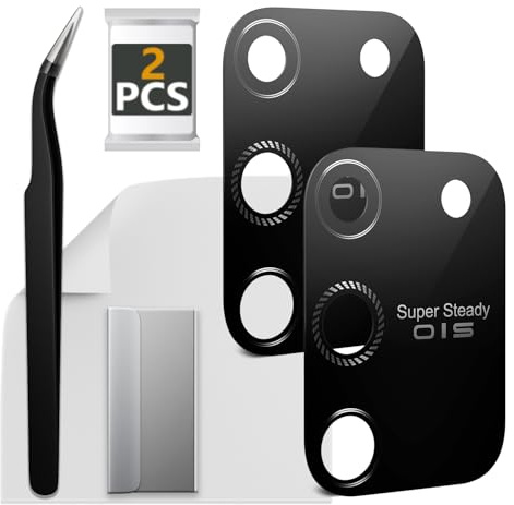 ExtKry 2 Pack Kamera Glas für Samsung Galaxy S10 Lite G770 | Kamera Glas Original Qualität Camera Glass Kameraschutz Kamera Linse Ersatz Rückseite HD mit Reparatur Set.
