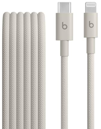 Beats USB-C to Lightning Woven Cable, Fast Charging, Durable/Tangle-Free, Compatible Charger for Apple Devices w Lightning Ports (1.5 m) – Surge Stone