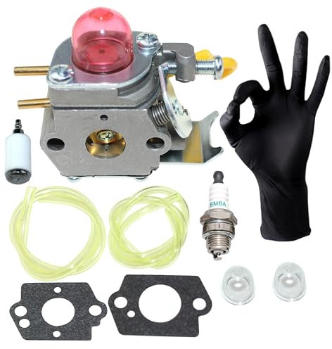 Carburateur C1U-W18 pour McCulloch Mac 250, 250BGT, 250LGT, MT250LK, TM252, Trim Mac 250LS, SL, SL + Twist-n-Edge, Partner B250B, B250L, B250BGT, B250LGT, Colibri II, XS, 5300