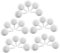 GETAJGHSD 25pcs Decorative Paper Plates with Handles Round Bowls for Festivals Birthday Parties Showers and Weddings for Sauces Fruits and Appetizers