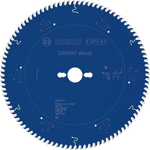 Bosch 1x Expert Wood Corded Circular Saw Blade for Table Saw | for Softwood, Hardwood, Ø 300 mm, Professional Accessory Table Corded Circular Saw, Stationary Table Saw