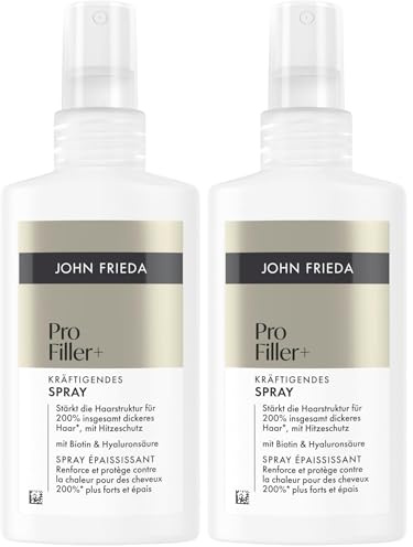 John Frieda PROfiller+ Spray – Inhalt: 150ml – Haartyp: feines & geschwächtes Haar (Packung mit 2)