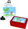 Eurofoto Brotdose + Trinkflasche Set mit Namen Emil und schönem Motiv mit Ritter und Drache für Jungen | Aluminium-Trinkflasche | Lunchbox | Vesper-Box
