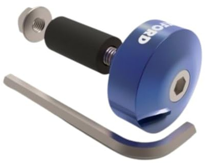 Oxford OX591 Aluminium Motorcycle Bar Ends 1 Blue