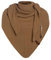Knit Factory Damen Dreieckschal Coco new camel 190 x 85 cm
