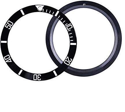 Jadpes Uhr Lünette einfügen Keramik Armbanduhr Ersatzteile