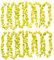 UV FLOOR UVFLOOR- Collana Hawaiana, Giallo Fluo, taglia unica, 3700817022635