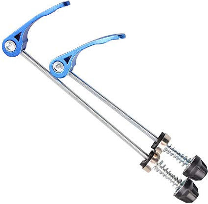 VOANZO Mozzo Ruota Anteriore e Posteriore Spiedo Bullone a Sgancio Rapido Leva per Bici da Strada Mountain Bike MTB (Blu)