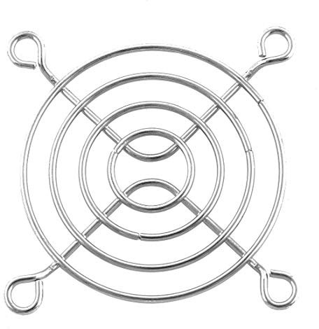 Muffin Fan Guard Finger Grill Chrome Metal Wire 60 mm 2.4 Inch Computer CPU