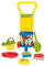 Wader 81170 - Sandspielzeug Paw Patrol mit Caddy, Eimer, Wasserkanne, Sieb, Schaufel, Rechen und 2 Sandformen, 8-teilig
