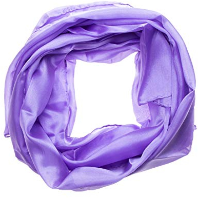 Tinitex Seidenschal Halstuch Schal violett lila flieder Seide 180x45cm