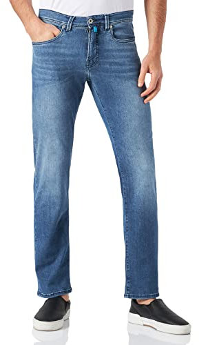 Pierre Cardin Herren Jeans Lyon | Männer Hose | Tapered Fit | Blue Used Buffies Washed | Blue Used Buffies 8006 6824 | 35W - 36L