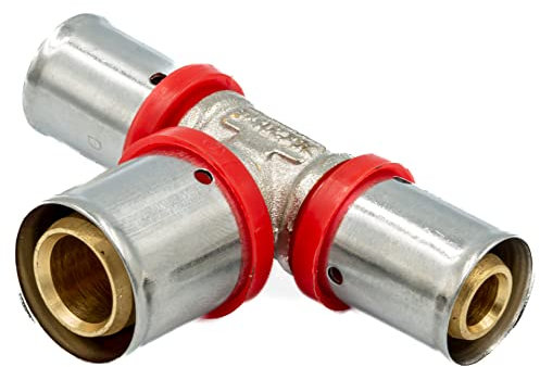 Pressfitting Aluverbundrohr PEX U-Profil T-Stücke reduziert (25 x 20 x 25)