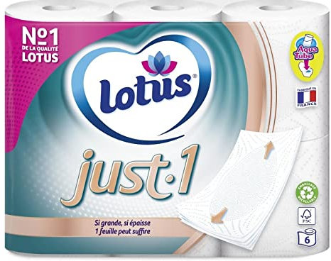 LOTUS - Just1 50 Ans 6Rouleaux - le Lot De 3