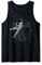 Vitruvianischer Mensch Kletter und Outdoor Boulder Tank Top - Schwarz, Unisex, Ärmellos, Small, Tank Top, Vitruvian Man Bouldering & Climbing