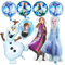 Geburtstagsparty Deko, 8pcs Folienballon, Gefrorene Geburtstagsdeko,Prinzessin Folienballon,Schneeflocke Folienballon,Geburtstag Luftballons Mädchen,Kindergeburtstag Dekoration