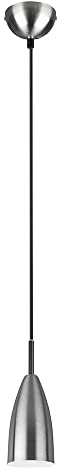 etc-shop Pendellampe Esstisch hängend Hängelampe einflammig silber Pendelleuchte Höhenverstellbar, Metall, 1x E14 Fassungen, DxH 10x150 cm
