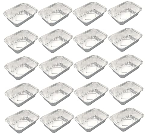 Didiseaon 20pièces Plateau Barbecue Réutilisable Plat Carré Pour Fête Et Grillage Pour Fruits Et Légumes Argenté