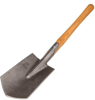 IDEALSPATEN - Made in Germany Since 1899 - Panzer Field Shovel - Historical German Shovel - for Vehicle Overland Camping 3.5lb - 25in (Panzer)#IS340