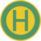 Verkehrsschild VZ224, Haltestelle, Alu, RA1, Ø 420 mm