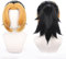 Makiwo Wig Demon Slayer Cosplay Costume Yellow Mixed Black Gradient Short Hairs for Adult Women COS Role Makiwo Playing Party Halloween Christmas