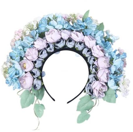 Elegante Seidenblumen-Haarbänder, doppelseitig, Blumen-Haarnadel-Accessoire, bunte Blumen-Haardekoration für Festivals, modisches Haar