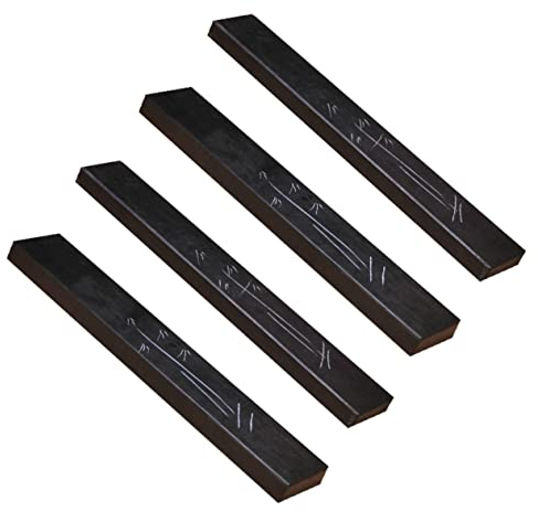 CORHAD 4stücke Teiliges Marmorierten Kalligrafie-beschwerern Handgefertigte Stein-papierbeschwerer Für Chinesische Kalligrafie Für Zuhause Büro Und Schule